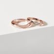 ORIGINAL WEDDING RINGS IN ROSE GOLD - ROSE GOLD WEDDING SETS - WEDDING RINGS