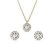LUXURIOUS DIAMOND JEWELRY SET IN 14K GOLD - DIAMOND SETS - FINE JEWELRY