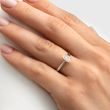 VERLOBUNGSRING MIT OVALEM DIAMANTEN IN WEISSGOLD - RINGE MIT LAB GROWN DIAMANTEN - VERLOBUNGSRINGE