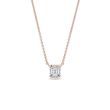 LAB GROWN DIAMOND NECKLACE IN ROSE GOLD - DIAMOND NECKLACES - NECKLACES