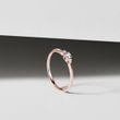 DIAMOND RING IN ROSE GOLD - ENGAGEMENT DIAMOND RINGS - ENGAGEMENT RINGS