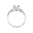 BAGUE DE FIANÇAILLES EN OR BLANC AVEC DIAMANT 1 CT - SOLITAIRES - BAGUES DE FIANÇAILLES