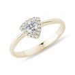 DIAMANTRING MIT BILLIONENSCHLIFF IN GOLD - VERLOBUNGSRINGE DIAMANTEN - VERLOBUNGSRINGE