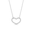 HEART NECKLACE WITH DIAMONDS IN GOLD - DIAMOND NECKLACES{% if category.pathNames[0] != product.category.name %} - {% endif %}