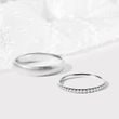 RING WITH DIAMONDS IN WHITE GOLD - WOMEN'S WEDDING RINGS - WEDDING RINGS