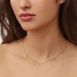 COLLIER MINIMALISTE AVEC OR ROSE AVEC DIAMANTS TAILLE MARQUISE - COLLIERS AVEC DIAMANTS - COLLIERS