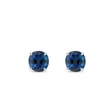 SAPPHIRE EARRINGS STUDS IN WHITE GOLD - SAPPHIRE EARRINGS{% if category.pathNames[0] != product.category.name %} - {% endif %}