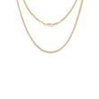 FLACHE 40 CM LANGE SCHLANGENKETTE AUS 14 KT GELBGOLD - GOLDKETTEN - KETTEN
