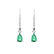 MODERN WHITE GOLD EARRINGS WITH EMERALDS AND DIAMONDS - EMERALD EARRINGS{% if category.pathNames[0] != product.category.name %} - {% endif %}