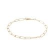 14K GOLD PAPERCLIP BRACELET - YELLOW GOLD BRACELETS - BRACELETS