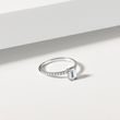 WEISSGOLD-DIAMANTRING - VERLOBUNGSRINGE DIAMANTEN - VERLOBUNGSRINGE