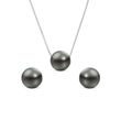 TAHITIAN PEARL JEWELRY SET IN WHITE GOLD - PEARL SETS{% if category.pathNames[0] != product.category.name %} - {% endif %}