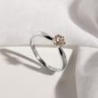 0,5CT DIAMANTRING IN WEISSGOLD - VERLOBUNGSRINGE MIT FARBIGEN DIAMANTEN - VERLOBUNGSRINGE