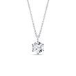 ANHÄNGER MIT 0,5 CT LAB GROWN DIAMANT AUS WEISSGOLD - KETTEN MIT DIAMANTEN - KETTEN