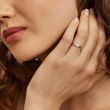 BAGUE DE FIANÇAILLES CLASSIQUE EN OR BLANC ET DIAMANT - TAILLE BRILLANT - BAGUES DE FIANÇAILLES