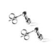 BOUCLES D'OREILLES CERISES EN OR BLANC 14CT - BOUCLES D'OREILLES EN DIAMANT - BOUCLES D'OREILLES