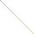 Ladies 45 cm rolo chain necklace in gold