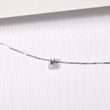 TINY DIAMOND PENDANT IN WHITE GOLD - DIAMOND NECKLACES - NECKLACES