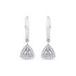 TRILLION CUT DIAMOND EARRINGS IN WHITE GOLD - DIAMOND EARRINGS{% if category.pathNames[0] != product.category.name %} - {% endif %}