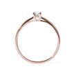 MINIMALIST ENGAGEMENT RING IN ROSE GOLD - SOLITAIRE ENGAGEMENT RINGS - ENGAGEMENT RINGS