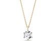 PENDENTIF EN OR AVEC DIAMANT 0,5 CT - COLLIERS AVEC DIAMANTS - COLLIERS