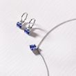 TANZANITE AND DIAMOND WHITE GOLD NECKLACE - NECKLACES