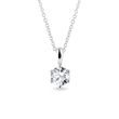 HALF-CARAT DIAMOND PENDANT IN WHITE GOLD - DIAMOND NECKLACES{% if category.pathNames[0] != product.category.name %} - {% endif %}