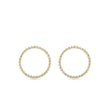 GOLD HOOP EARRINGS - YELLOW GOLD EARRINGS - EARRINGS