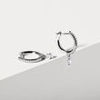 LAB GROWN DIAMOND EARRINGS IN WHITE GOLD - DIAMOND EARRINGS - EARRINGS