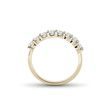LUXURY DIAMOND RING IN YELLOW GOLD - WEDDING RINGS WITH DIAMONDS - WEDDING RINGS