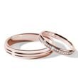 DIAMOND WEDDING SET IN ROSE GOLD - ROSE GOLD WEDDING SETS - WEDDING RINGS