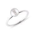 6 MM FRESHWATER PEARL RING IN WHITE GOLD - PEARL RINGS{% if category.pathNames[0] != product.category.name %} - {% endif %}