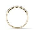 RING WITH DIAMONDS IN YELLOW GOLD - WOMEN'S WEDDING RINGS - WEDDING RINGS
