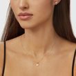 DIAMOND MEDALLION ROSE GOLD PENDANT - PENDANTS - NECKLACES