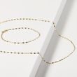 50 CM GOLD LIP CHAIN NECKLACE - GOLD CHAINS - NECKLACES