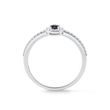 BAGUE DE FIANÇAILLES EN OR AVEC DIAMANT NOIR - BAGUES DE FIANÇAILLES AVEC DIAMANTS DE COULEUR - BAGUES DE FIANÇAILLES