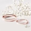 WEDDING RING SET IN 14K ROSE GOLD - ROSE GOLD WEDDING SETS - WEDDING RINGS