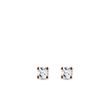 BRILLIANT DIAMOND STUD EARRINGS IN ROSE GOLD - DIAMOND STUD EARRINGS - EARRINGS