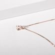 PENDANT IN ROSE GOLD WITH MORGANITE - MORGANITE NECKLACES - NECKLACES