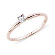 DIAMOND ENGAGEMENT RING IN ROSE GOLD - SOLITAIRE ENGAGEMENT RINGS - ENGAGEMENT RINGS