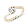 0,5CT DIAMOND RING IN YELLOW GOLD - BRILLIANT CUT DIAMOND ENGAGEMENT RINGS - ENGAGEMENT RINGS