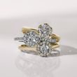 WEISSGOLD DIAMANT HALO RING - VERLOBUNGSRINGE DIAMANTEN - VERLOBUNGSRINGE