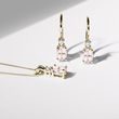 HALSKETTE MIT OVALEM MORGANIT UND DIAMANT IN GELBGOLD - KETTEN MIT MORGANIT - KETTEN