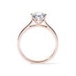 ENGAGEMENT RING WITH 0.8 CT DIAMOND IN ROSE GOLD - SOLITAIRE ENGAGEMENT RINGS - ENGAGEMENT RINGS