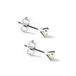 YELLOW DIAMOND EARRINGS IN WHITE GOLD - DIAMOND EARRINGS - EARRINGS