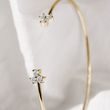 GOLD BRACELET WITH SIX BRILLIANTS - CUFF BRACELETS - BRACELETS