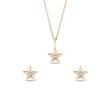 DIAMOND GOLD STAR JEWELRY SET - DIAMOND SETS - FINE JEWELRY