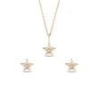 DIAMOND GOLD STAR JEWELRY SET - JEWELRY SETS - FINE JEWELRY