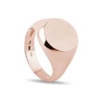 OVAL SIGNET RING IN ROSE GOLD - ROSE GOLD RINGS - RINGS