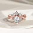 RING AUS ROSÉGOLD MIT MARQUISE-DIAMANT - RINGE DIAMANT - RINGE